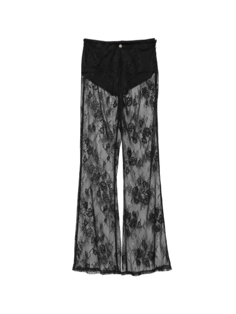 Patrizia Pepe flared lace trousers
