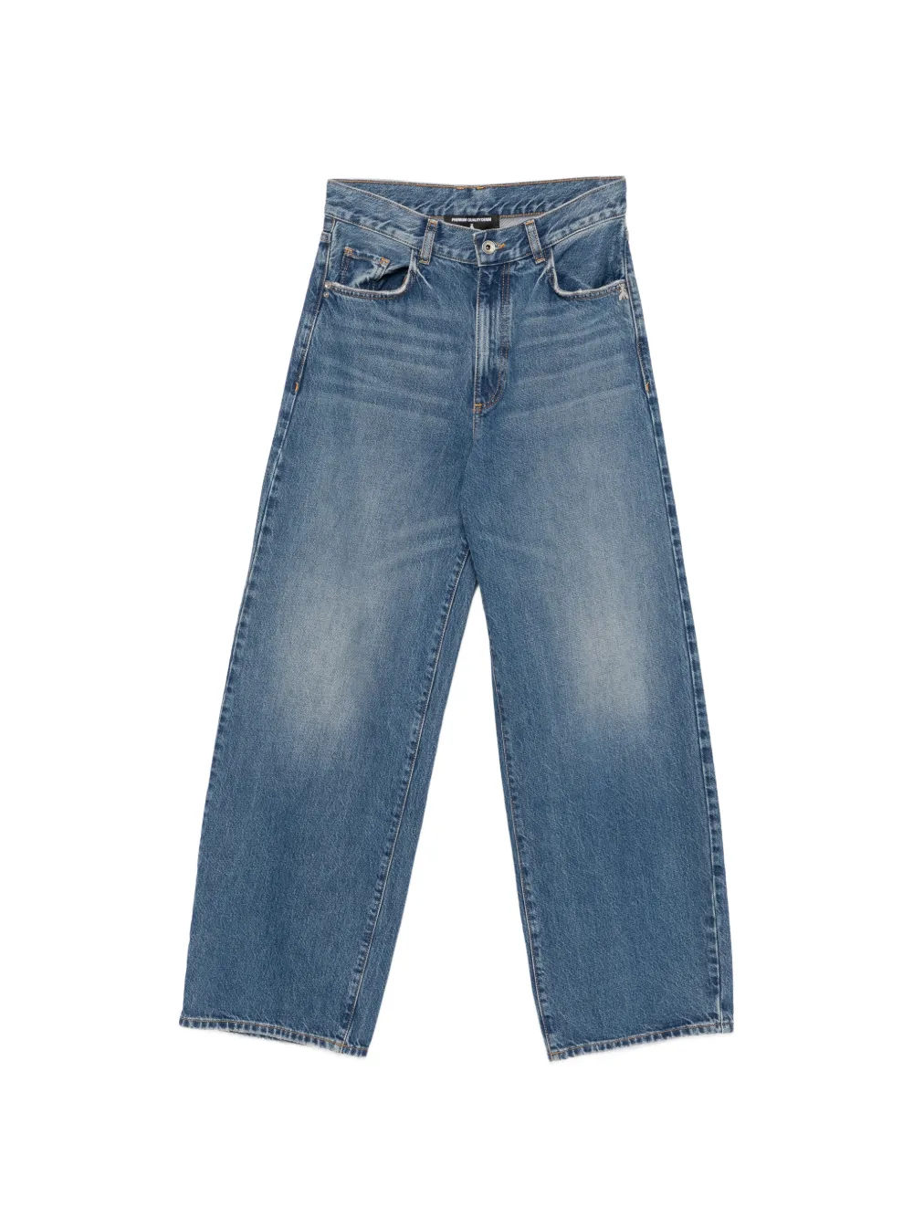 Patrizia Pepe low-waisted straight-leg jeans - Blu