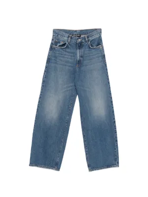 DKNY Calça Jeans Cintura Alta Com Aplicações | Azul | FARFETCH BR