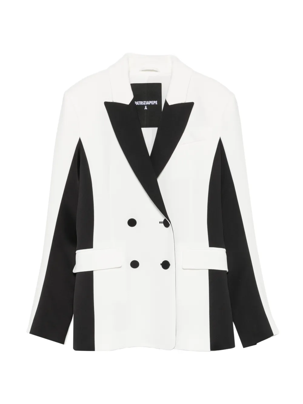 Patrizia Pepe color-block double-breasted blazer