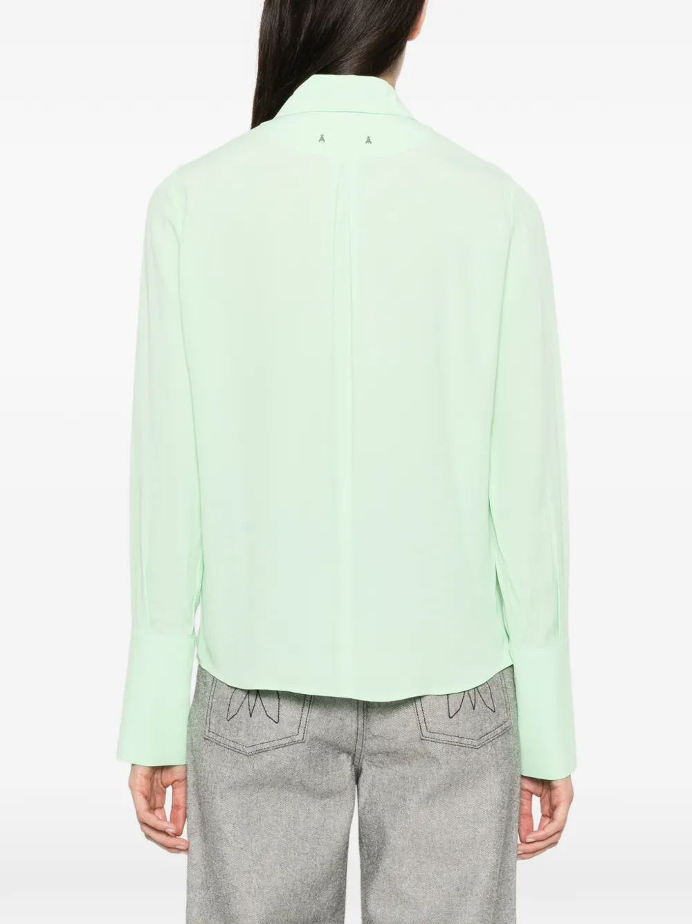 Patrizia Pepe Crêpe blouse Groen
