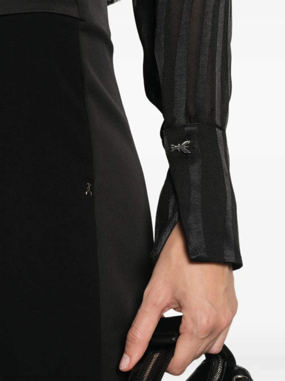 Patrizia Pepe Dévoré Oversized Shirt In Multi