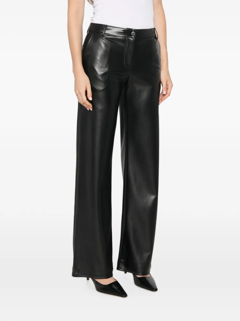 Patrizia Pepe Straight broek Zwart