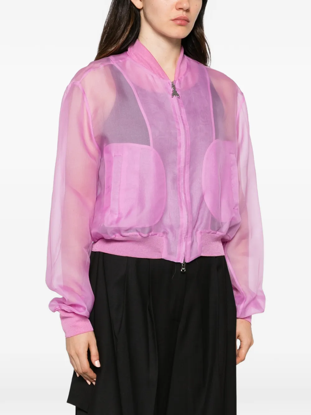 Patrizia Pepe zip-up jacket Roze