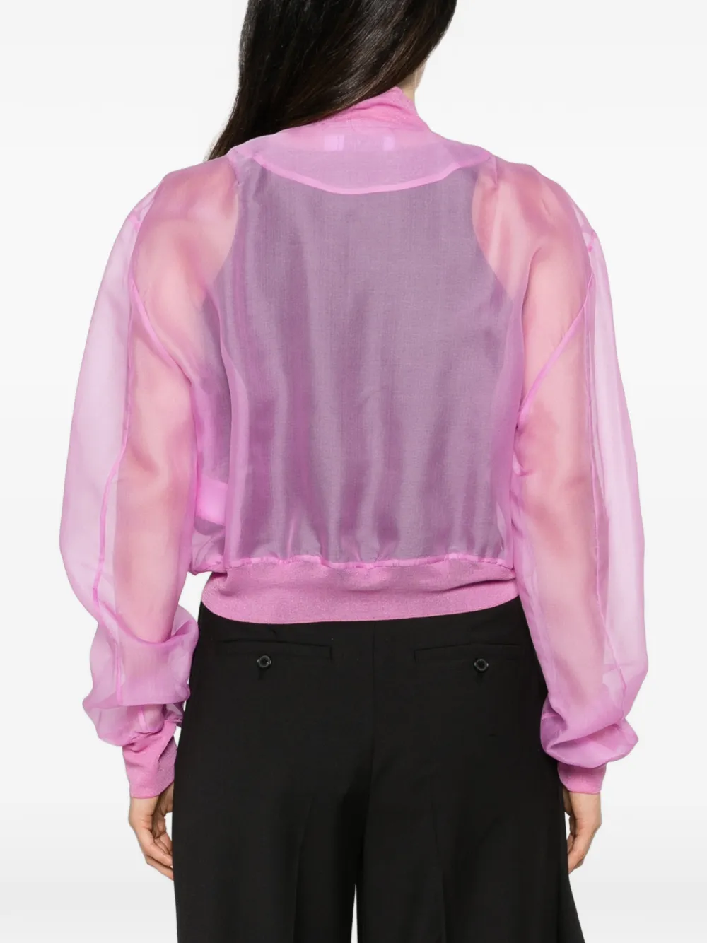 Patrizia Pepe zip-up jacket Roze