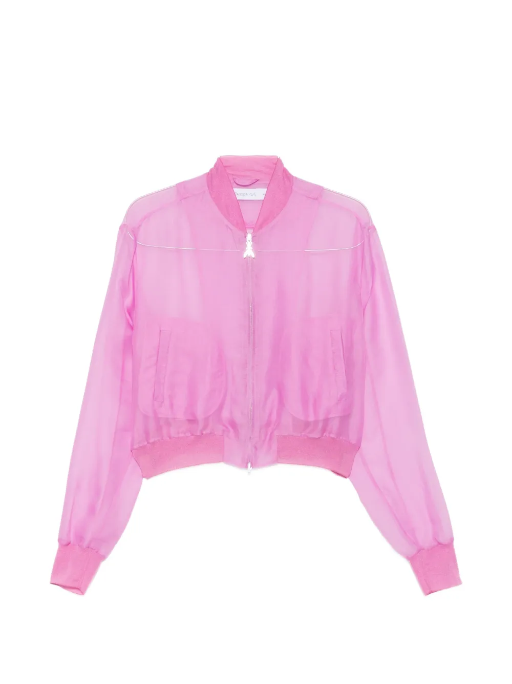Patrizia Pepe zip-up jacket Roze