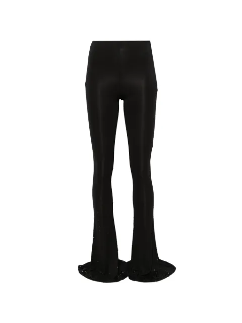 Patrizia Pepe rhinestone-embellished flared trousers