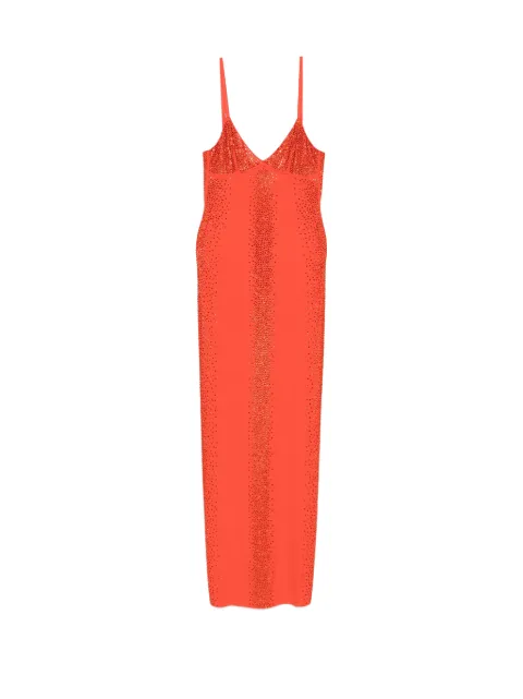 Patrizia Pepe vestido largo con detalles de strass