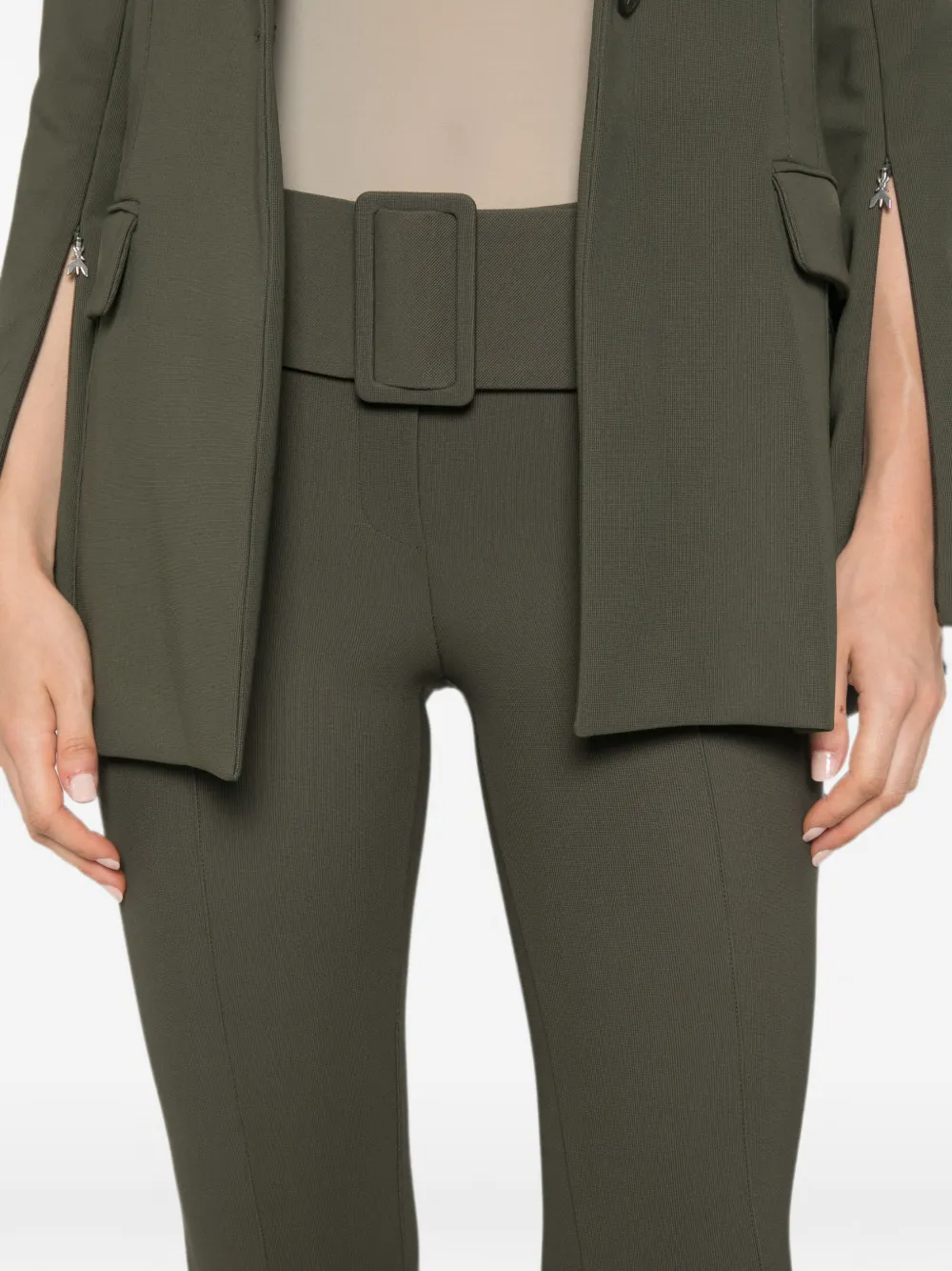 Patrizia Pepe Slim-fit broek Groen