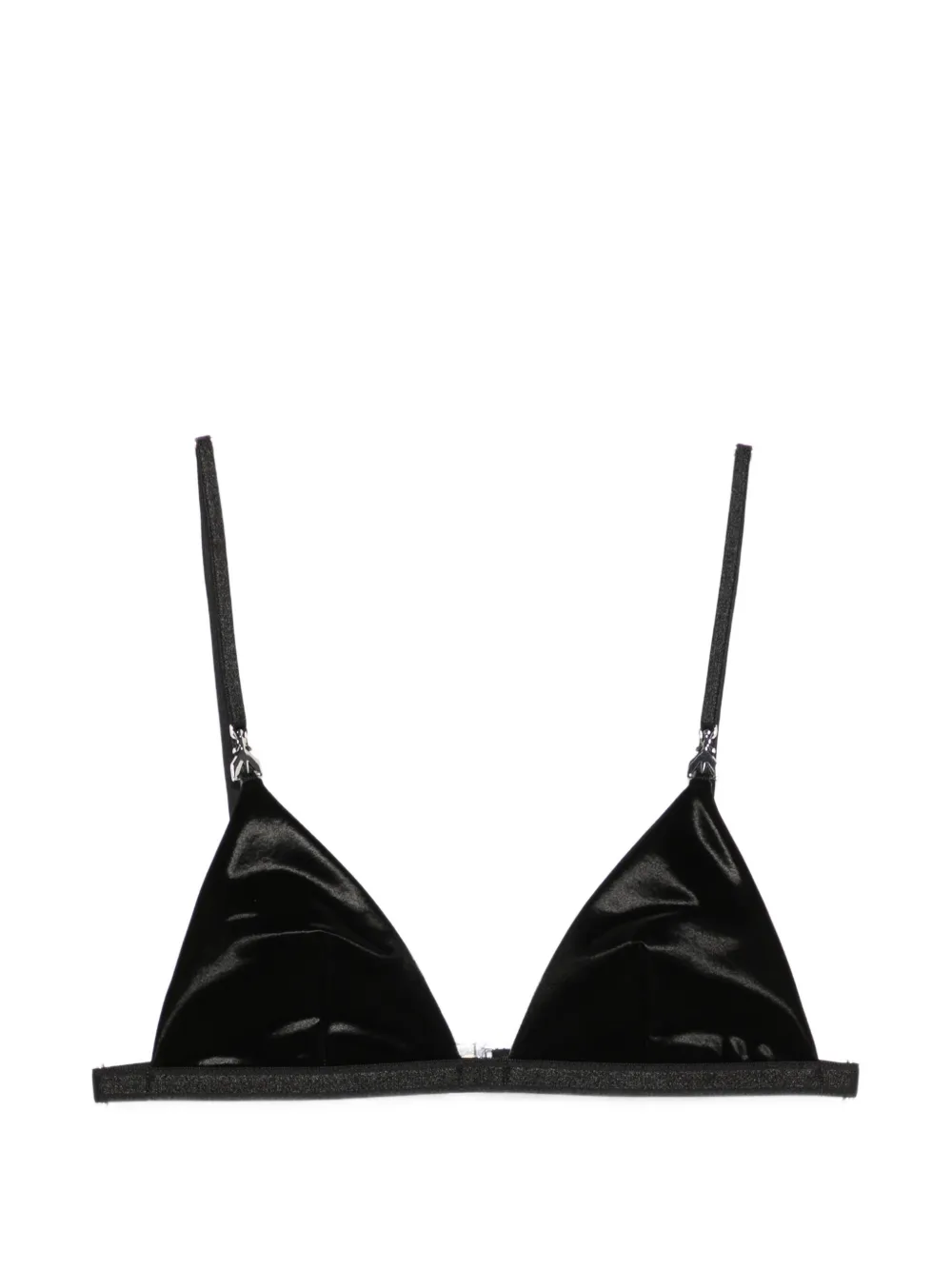 Patrizia Pepe Triangle Bra In Black