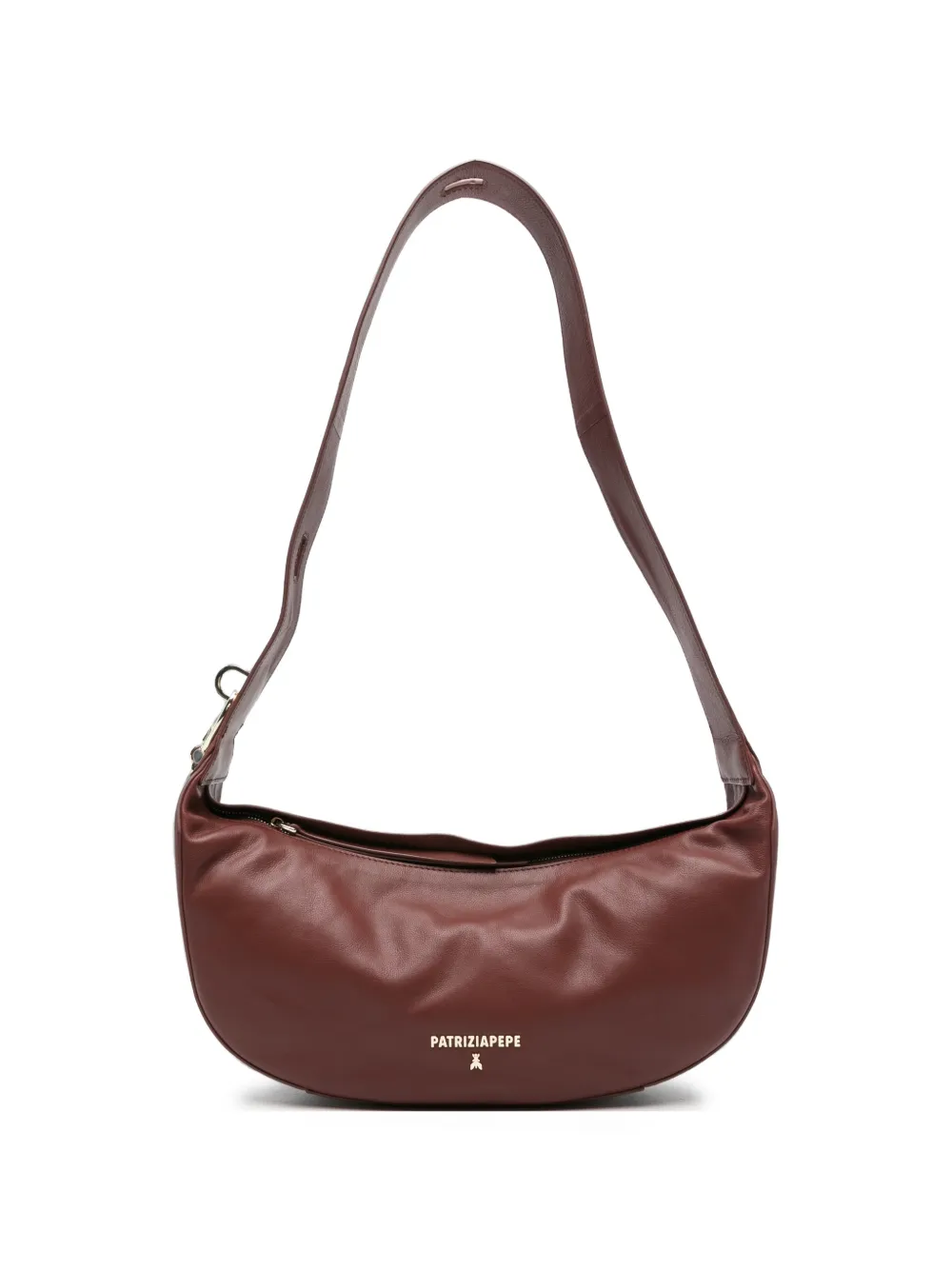 Patrizia Pepe leather shoulder bag - Braun