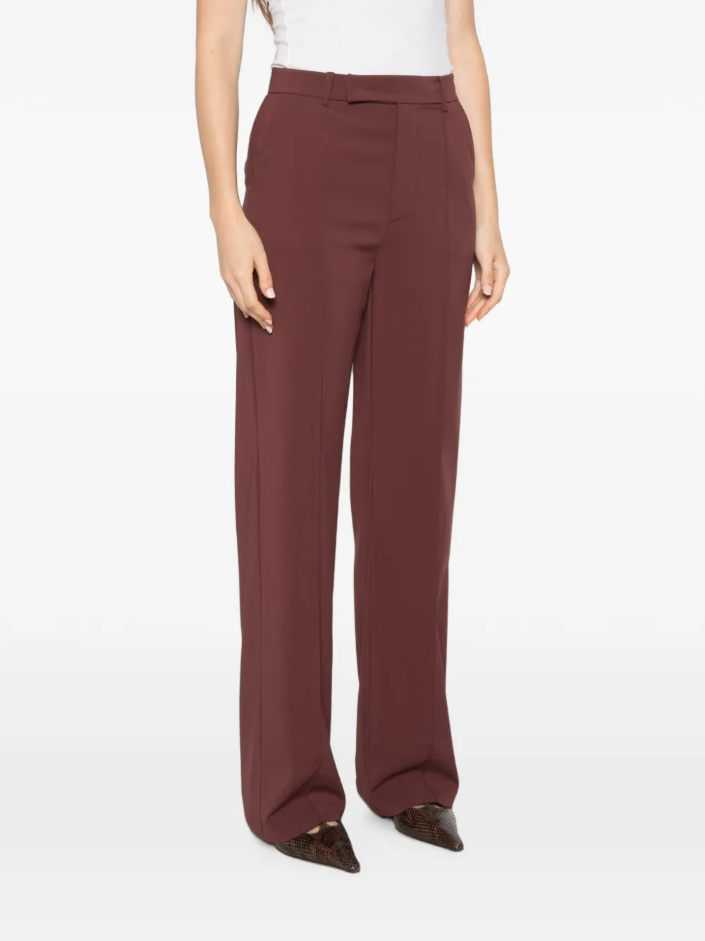 Patrizia Pepe Straight pantalon Bruin