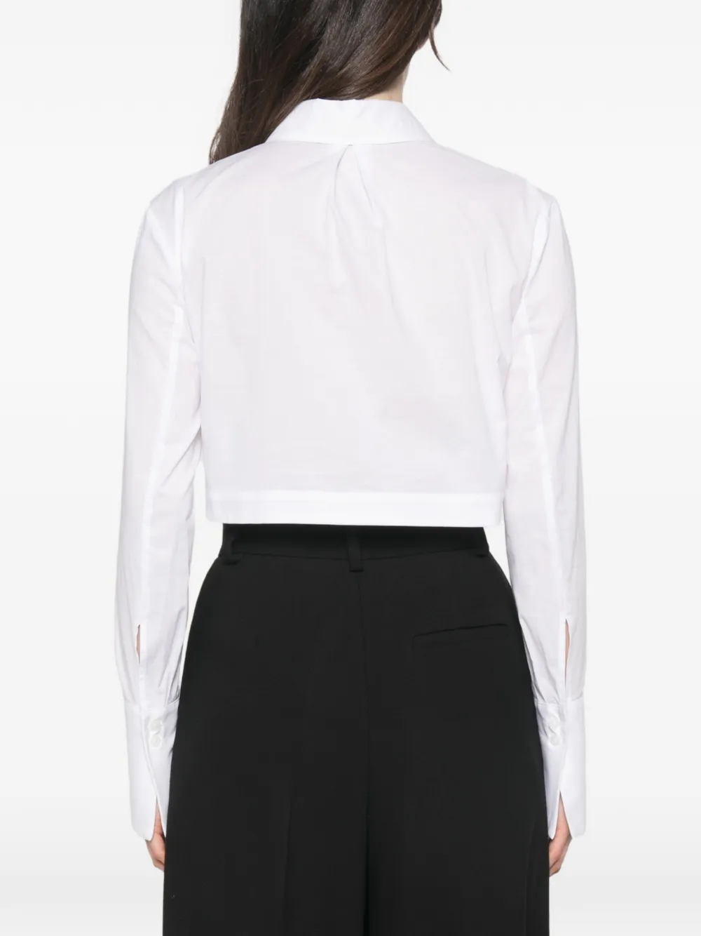 Patrizia Pepe Popeline body Zwart