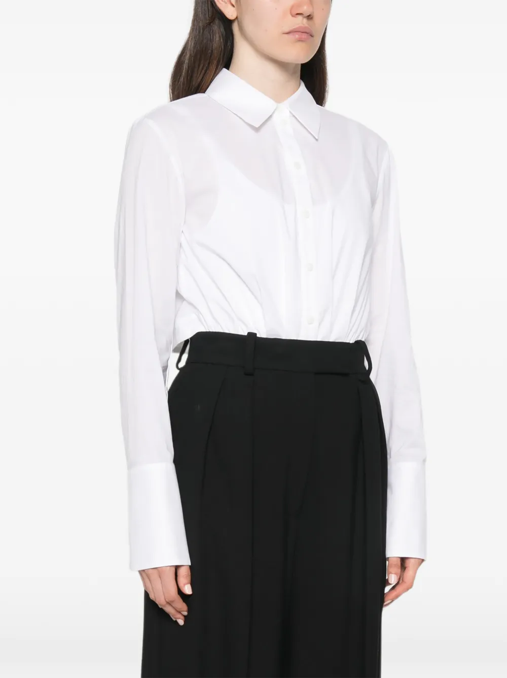 Patrizia Pepe Popeline body Zwart