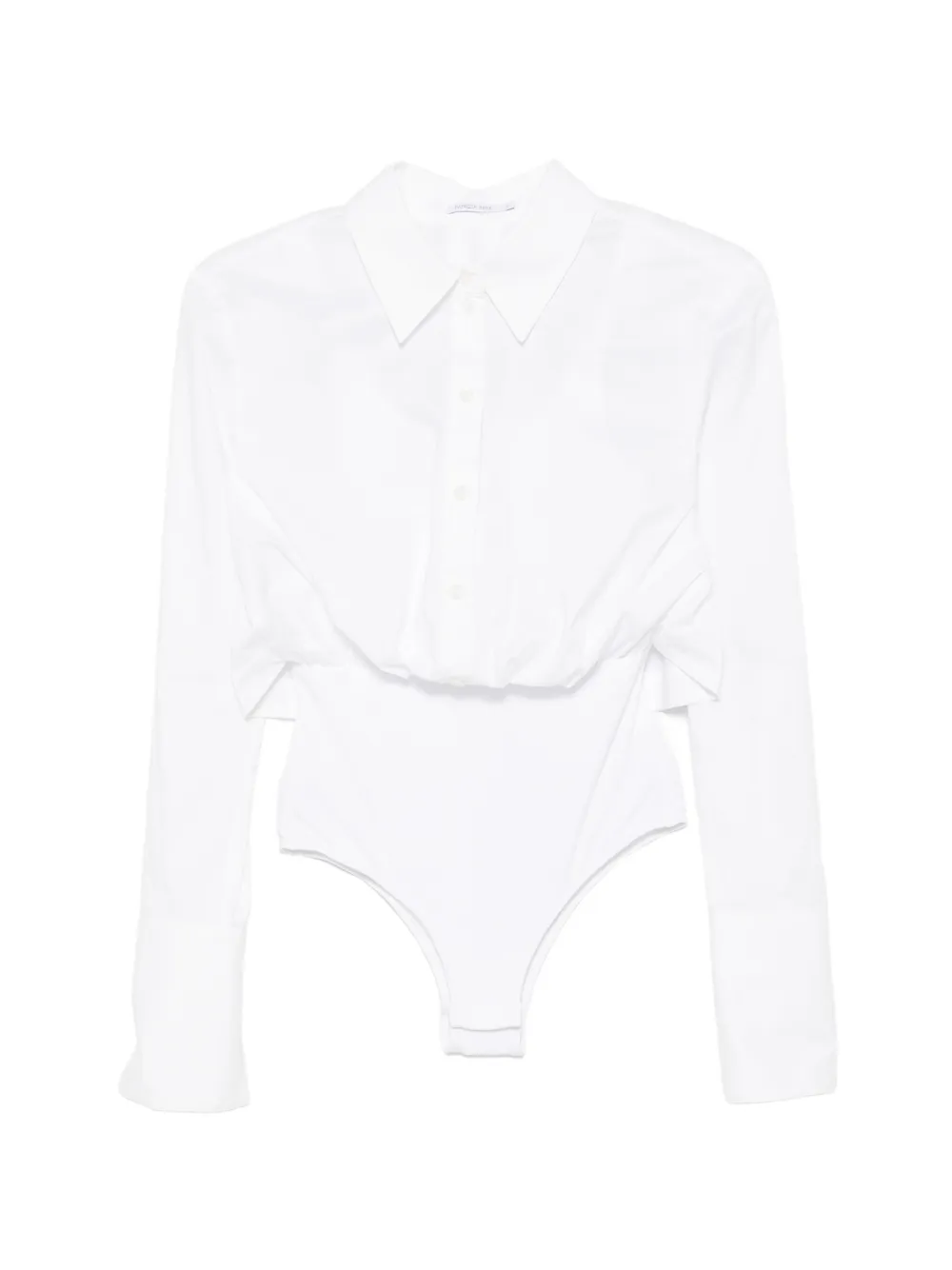 Patrizia Pepe poplin bodysuit shirt - Schwarz