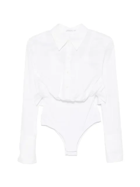 Patrizia Pepe poplin bodysuit shirt