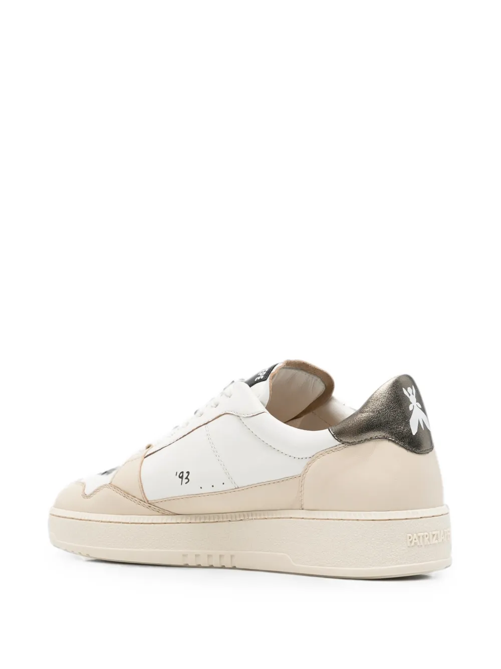 Patrizia Pepe Fly '93 laminated sneakers Wit