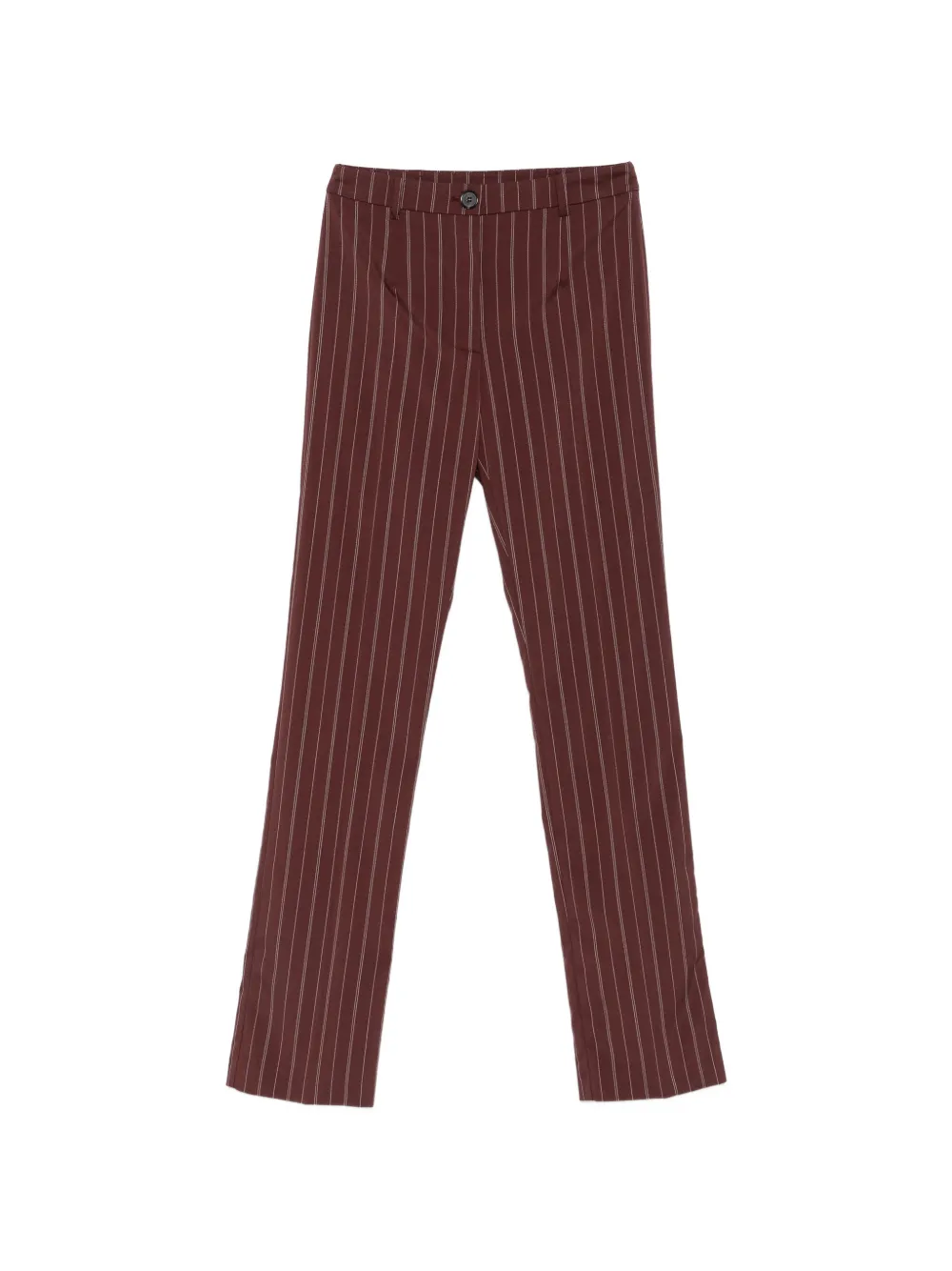 Patrizia Pepe pinstripe tailored trousers - Marrone
