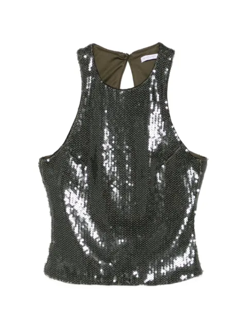 Patrizia Pepe sequin-embellished tank top