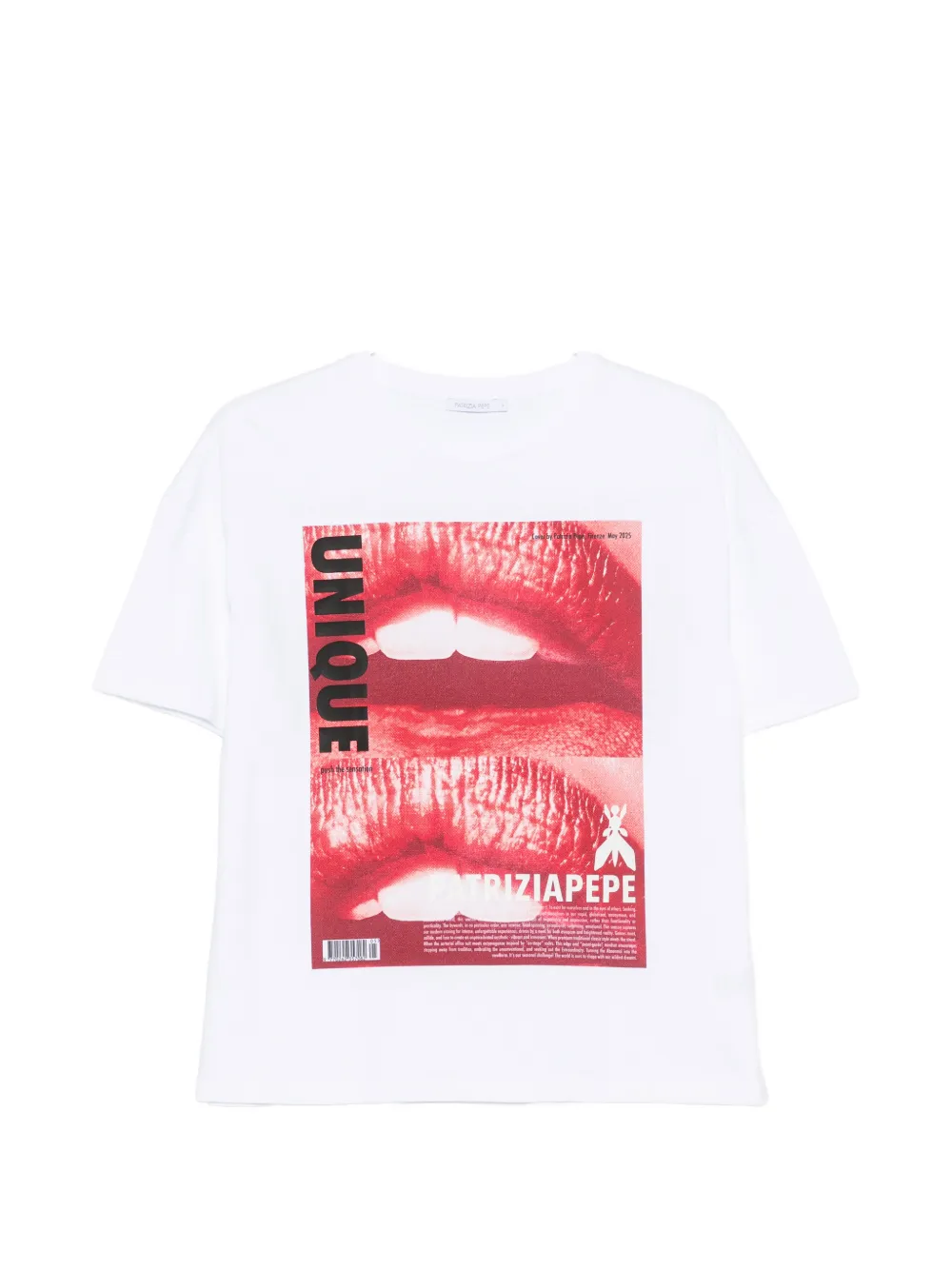 Patrizia Pepe Graphic-print T-shirt In White