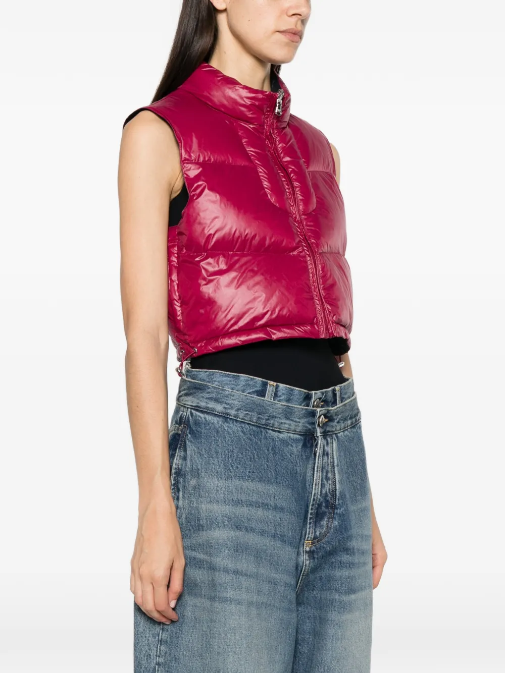 Patrizia Pepe Omkeerbare bodywarmer Rood