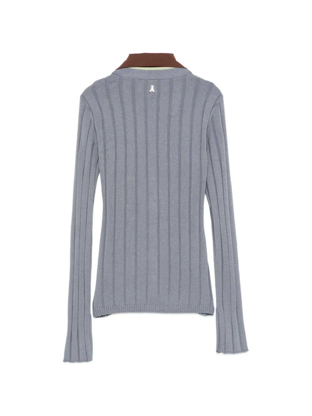 Patrizia Pepe Vest met colourblocking Grijs