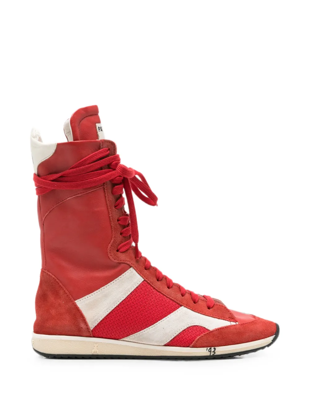 Patrizia Pepe Racing Skin '93 sneakers Rood