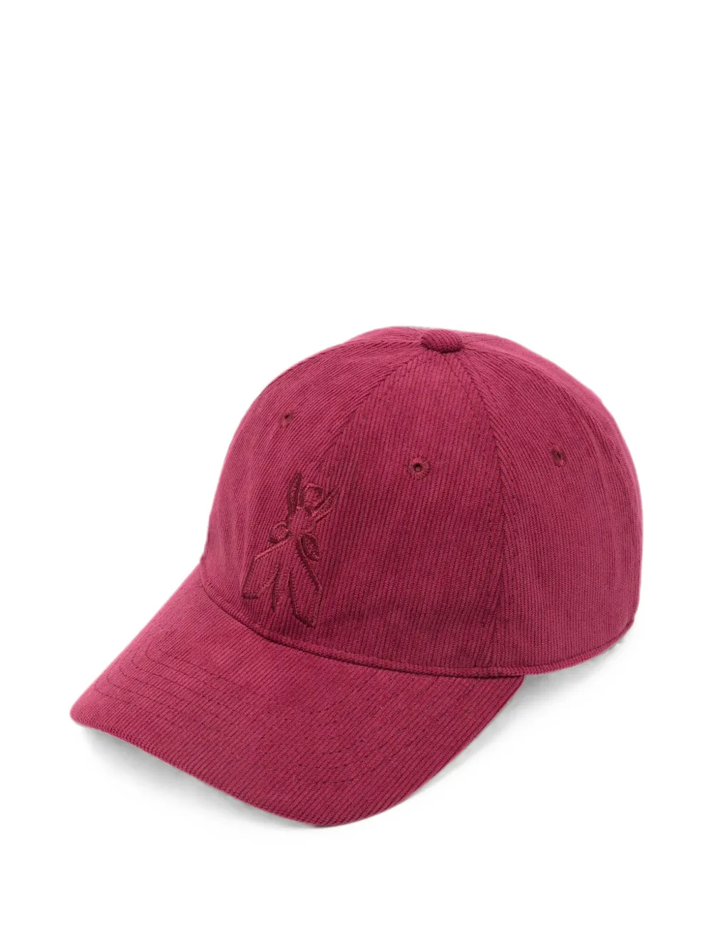 Patrizia Pepe corduroy baseball cap - Rosso