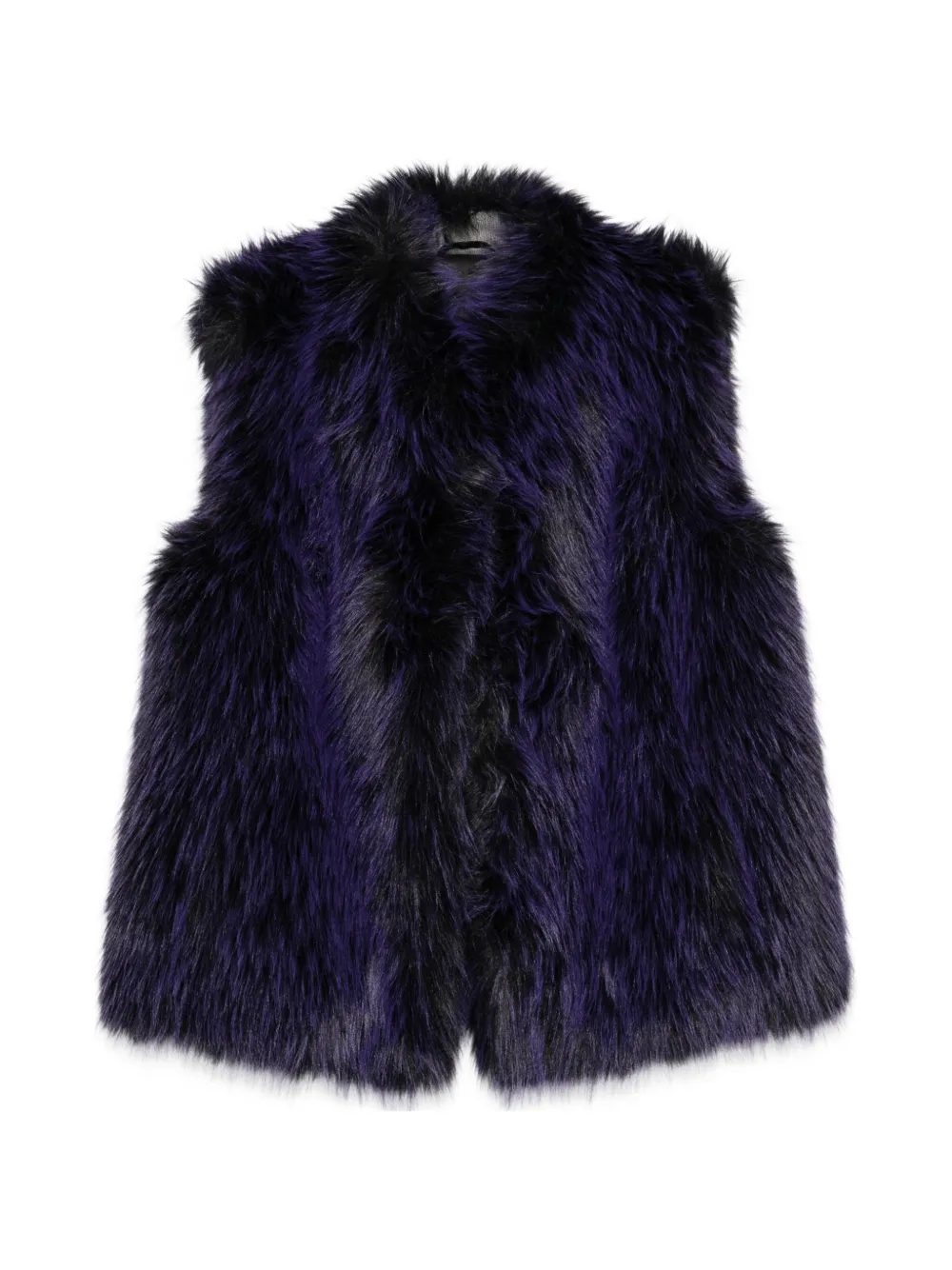 Patrizia Pepe fluffy gilet - Violett