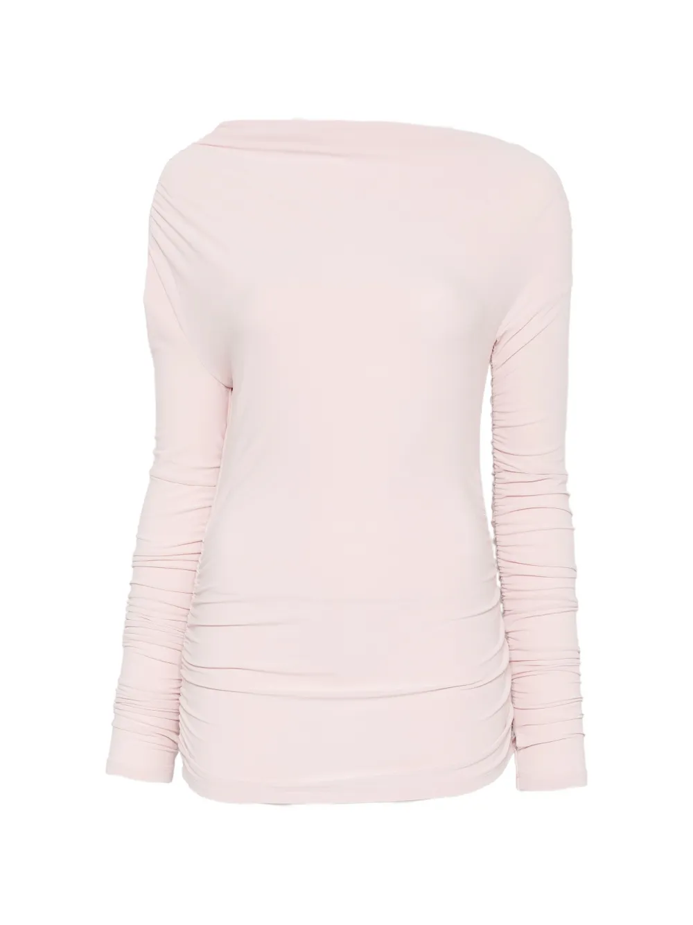 Patrizia Pepe draped off-shoulder top - Rosa