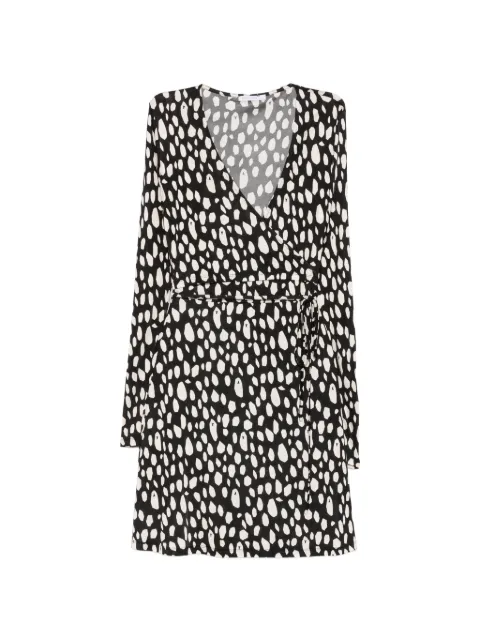 Patrizia Pepe vestido corto cruzado estampado