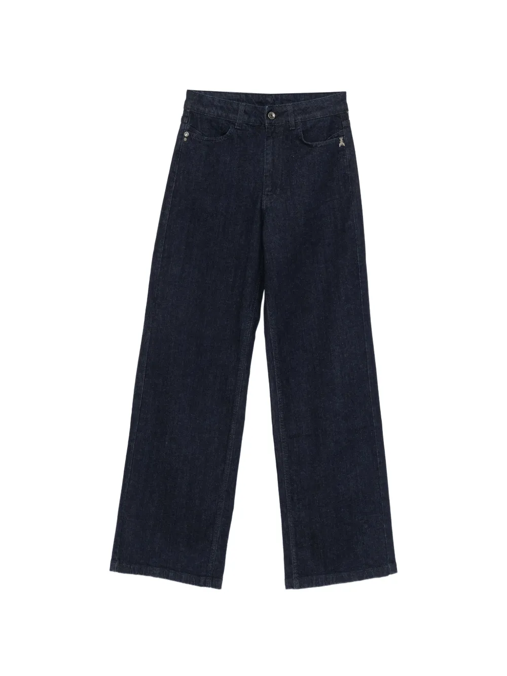 Patrizia Pepe five-pocket wide-leg jeans - Blu