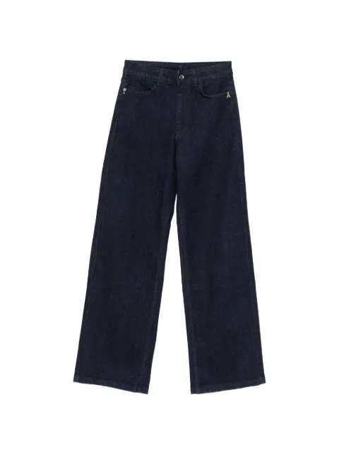 Patrizia Pepe jeans anchos con diseño de cinco bolsillos