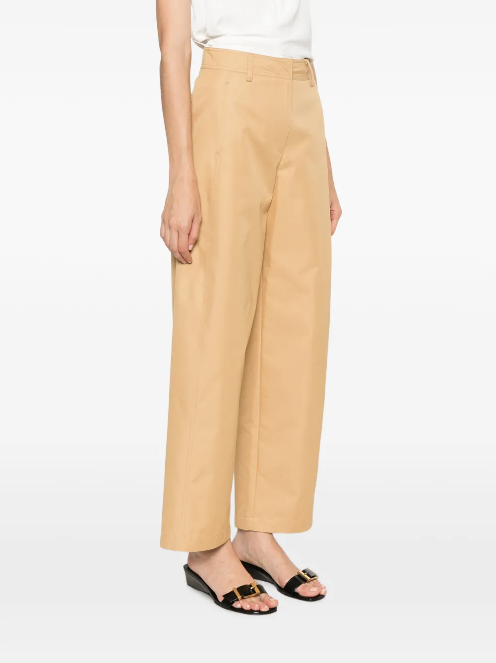 Patrizia Pepe Straight broek Geel