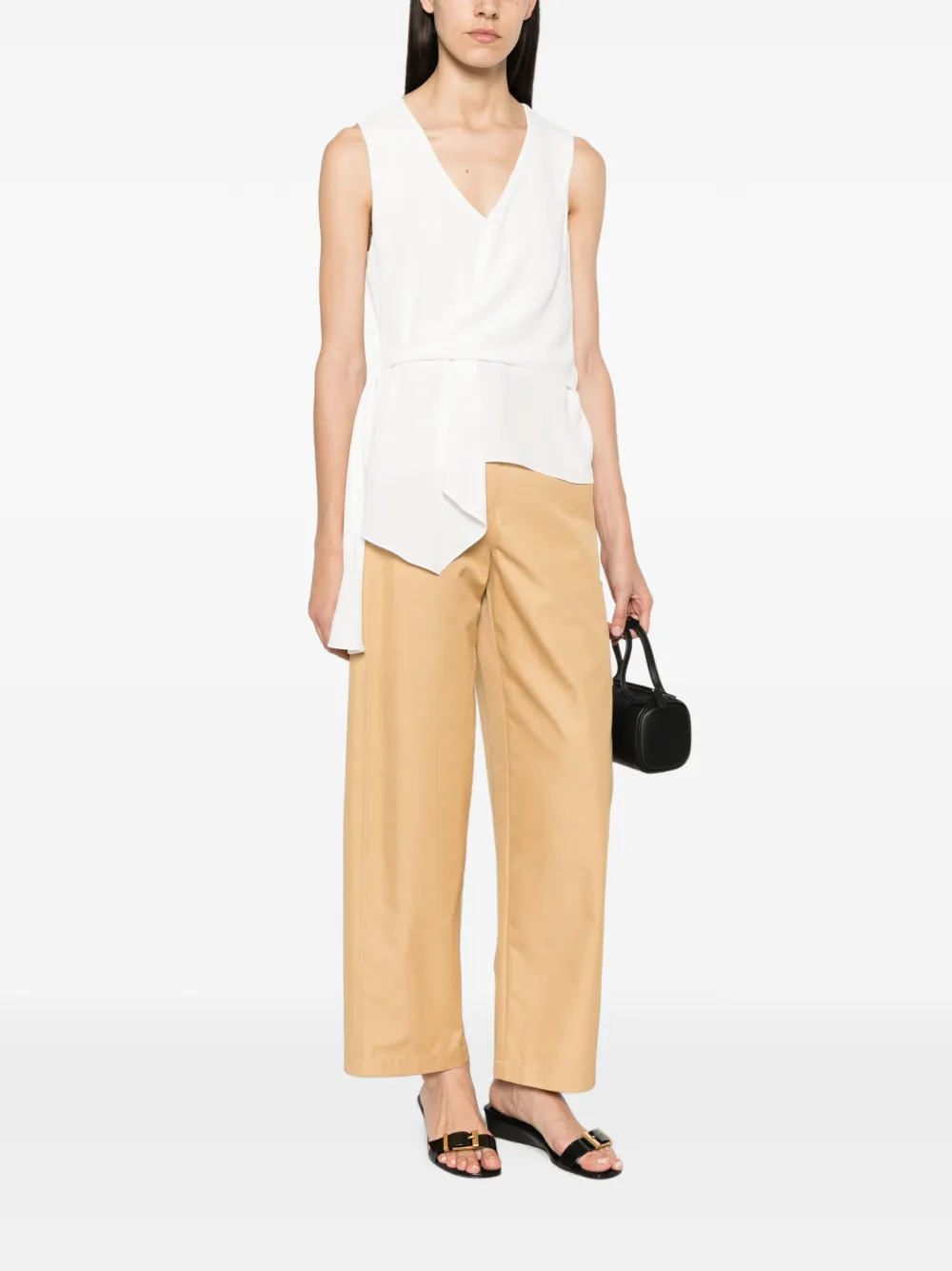 Patrizia Pepe Straight broek Geel
