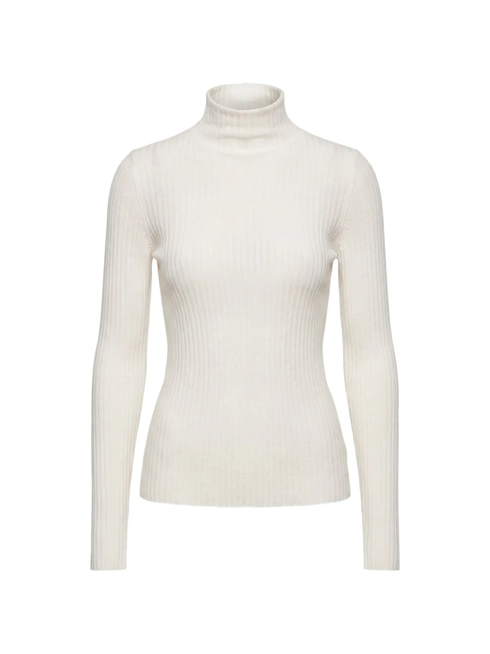 Patrizia Pepe ribbed funnel-neck knit