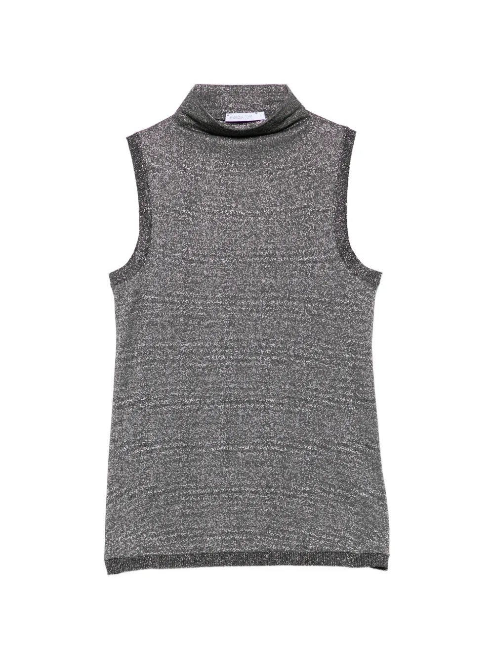 Patrizia Pepe high-neck sleeveless top - Grigio