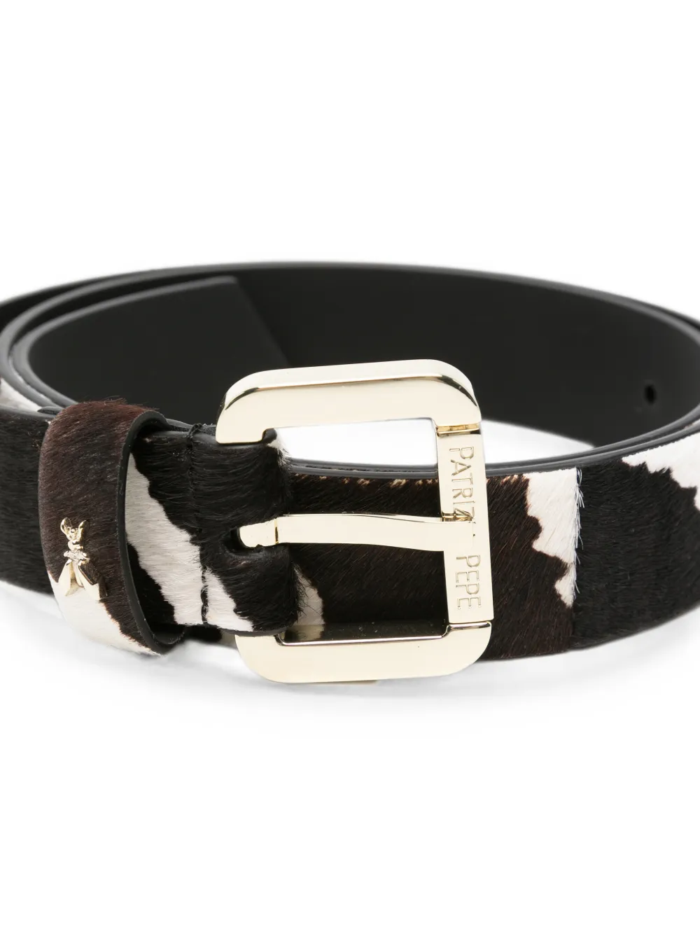 Patrizia Pepe Riem met zebraprint Wit