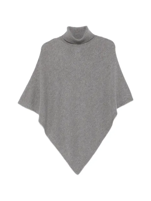 Patrizia Pepe asymmetric roll-neck poncho