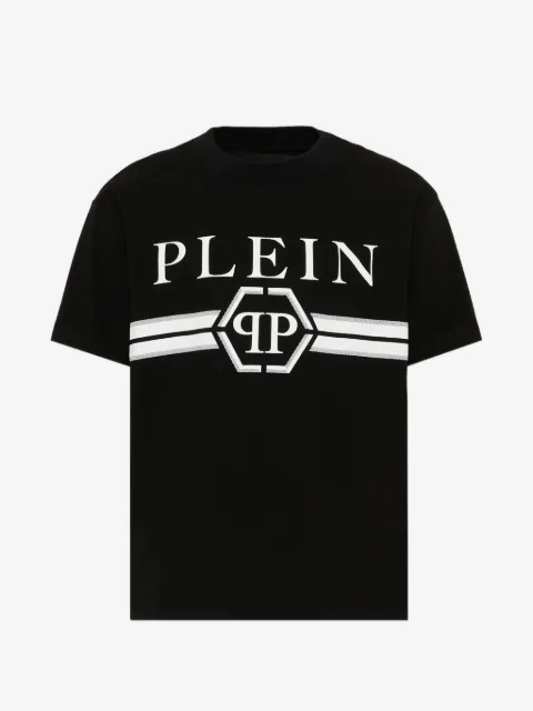 Philipp Plein Junior logo-print cotton T-shirt