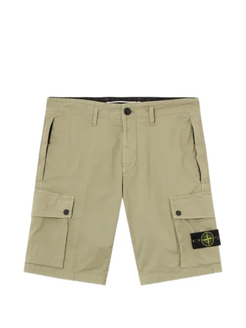 Stone Island L100019 stretch organic cotton twill shorts
