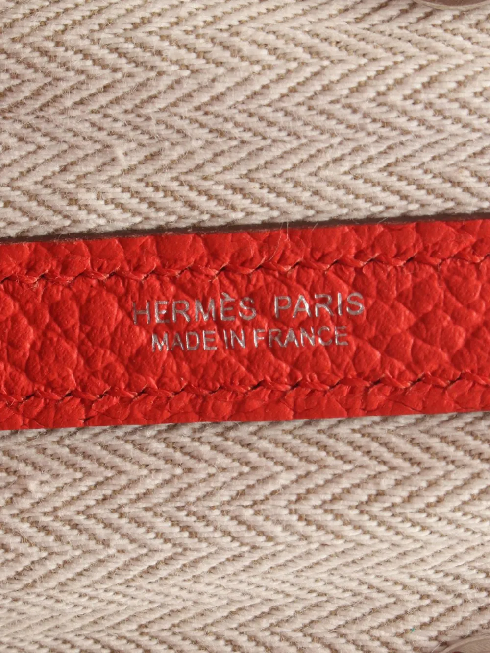 Hermès Pre-owned 2016 Negonda Garden Party 30 Tote Bag in Red, view 5
