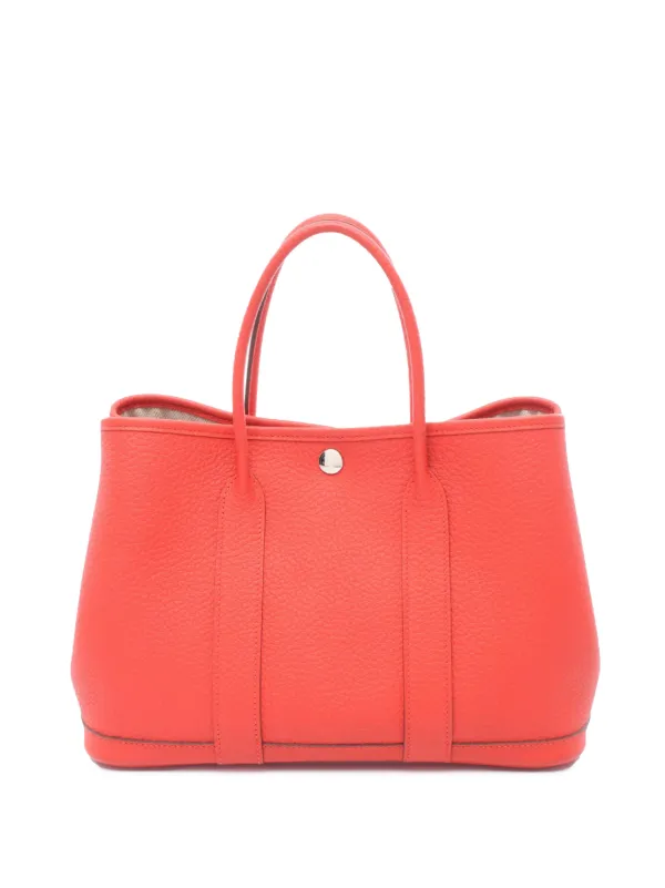Hermès Pre-owned 2016 Negonda Garden Party 30 Tote Bag in Red