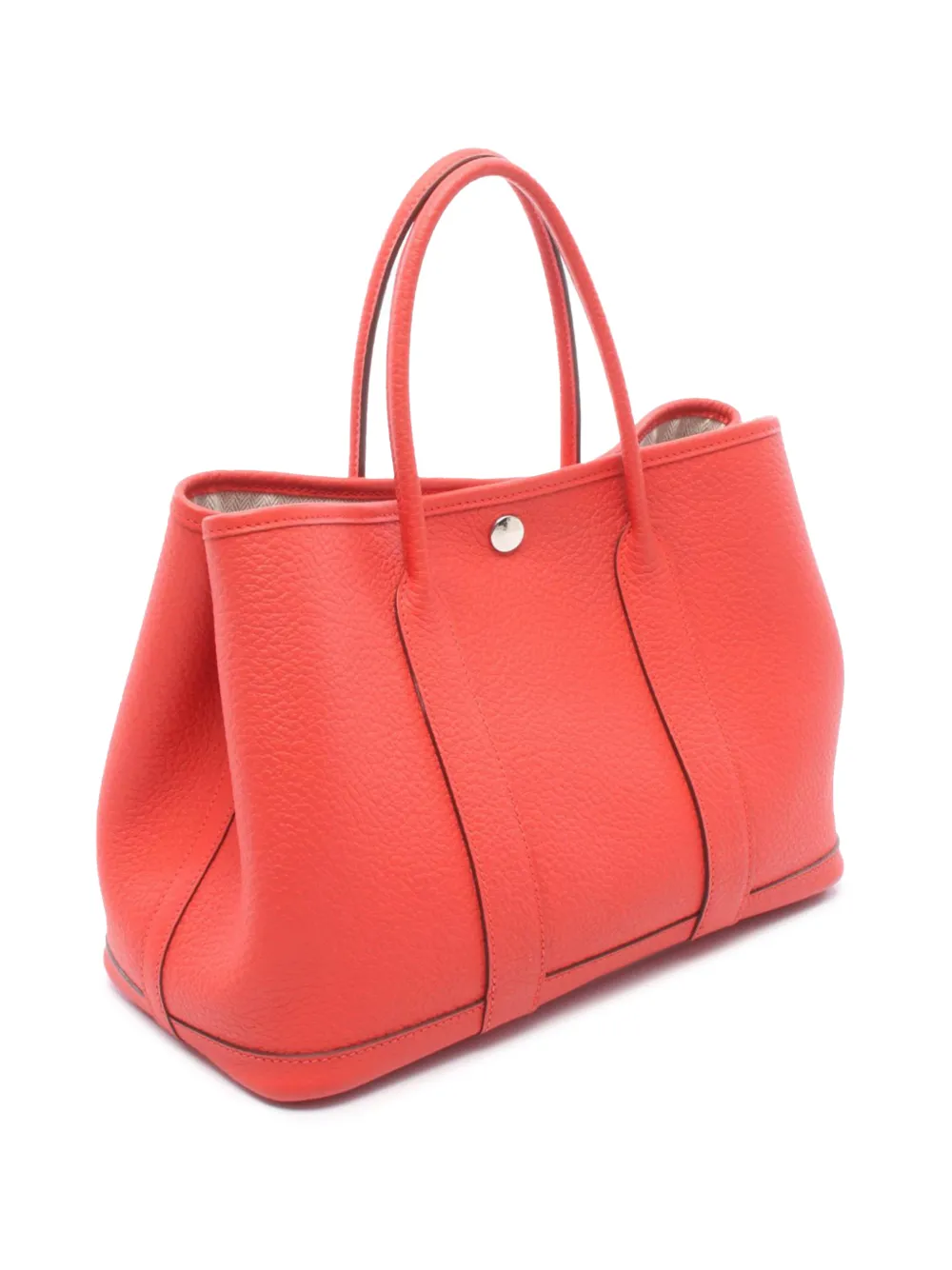 Hermès Pre-owned 2016 Negonda Garden Party 30 Tote Bag in Red, view 3