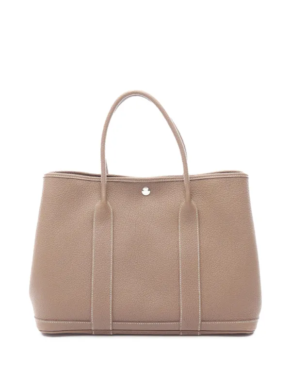 Hermès Pre-owned 2016 Negonda Garden Party 36 Tote Bag in Brown