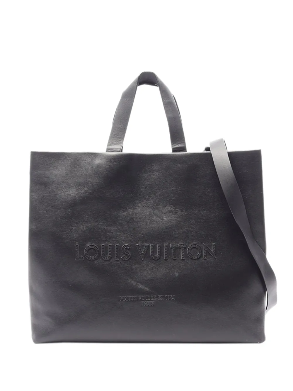 Louis Vuitton Pre-Owned 2025 Autres Cuirs Shopper Tote MM satchel - Nero