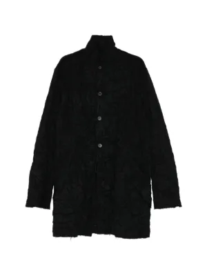 Greg Lauren GL1 Button Spine Coat | Black | FARFETCH