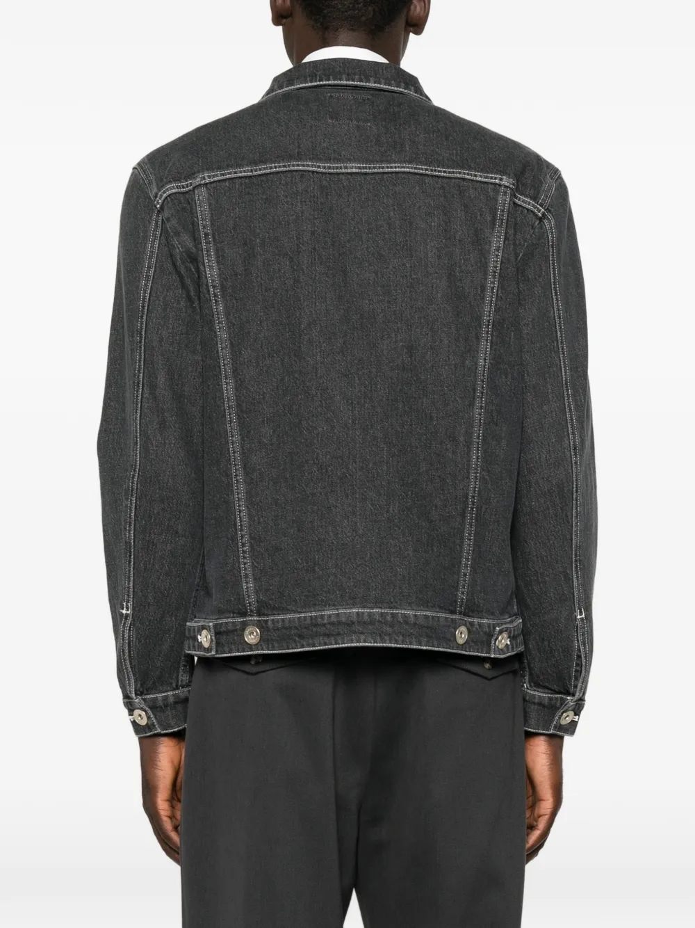 Eleventy Denim jack Zwart