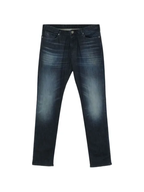 Emporio Armani jean à effet délavé