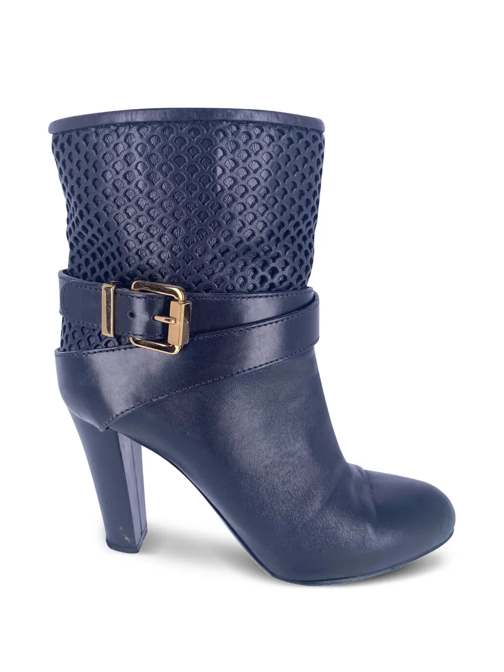 Sergio Rossi Vintage buckled ankle boots - Schwarz